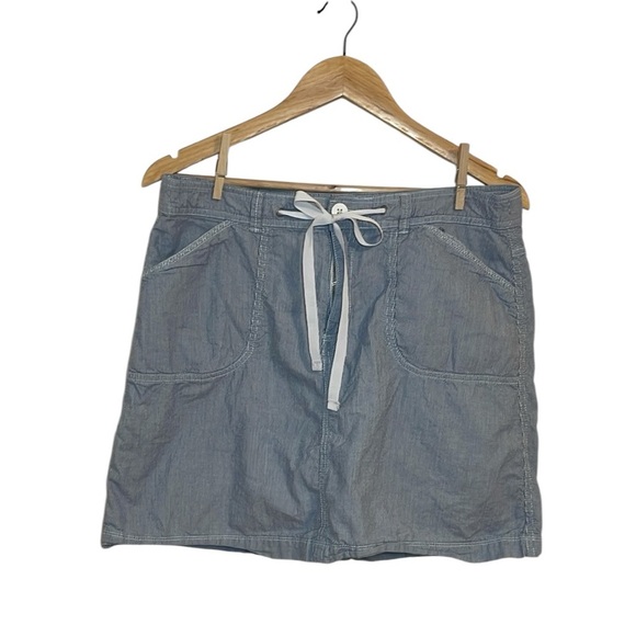 White Stag Pants - White Stag Pinstripe Skort, blue, 12